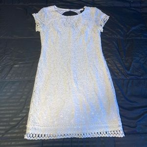 White lace Laundry dress
